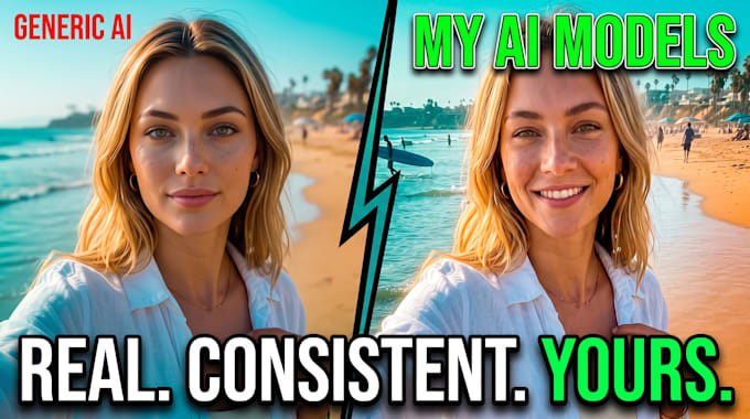 create consistent face ai influencer or fashion model images