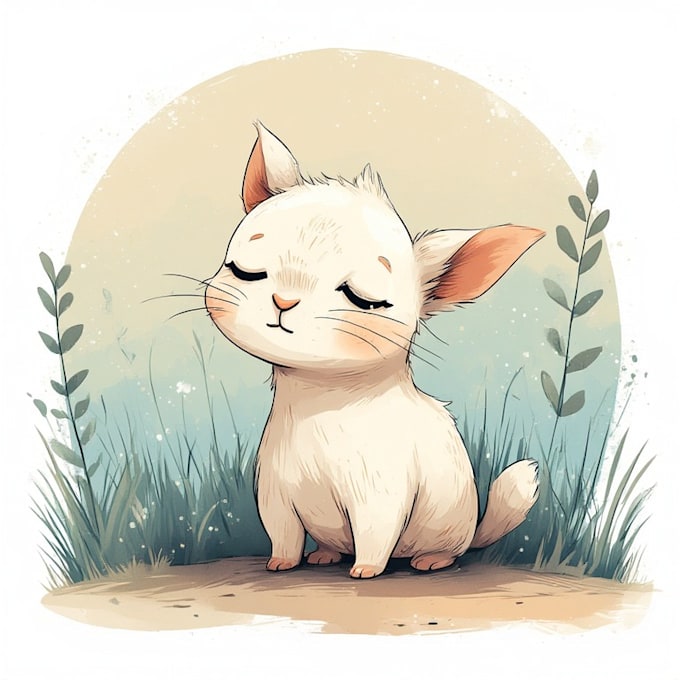 draw cute cartoon or animal illustration