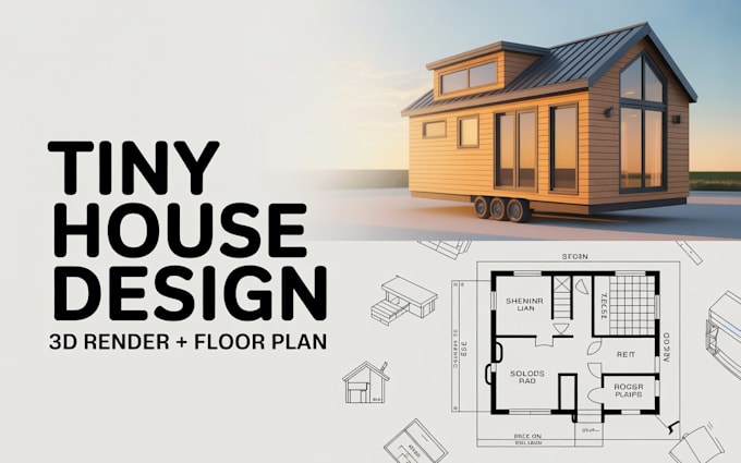Design tiny house with floor plan to optimize space and comfort by ...