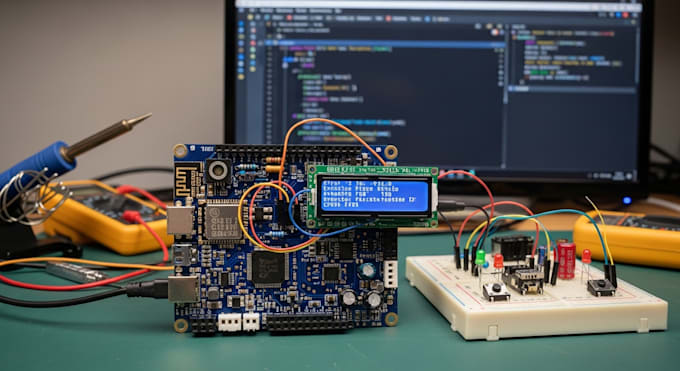 iot prototype development with pcb and embedded firmware