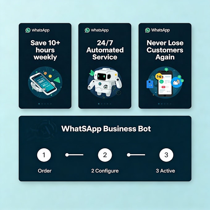 create whatsapp bot for automatic customer responses and business automation