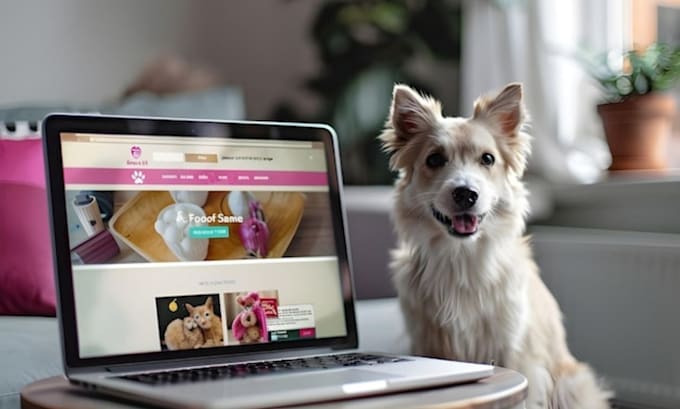 design high converting shopify pet store, pet dropshipping website, pet store