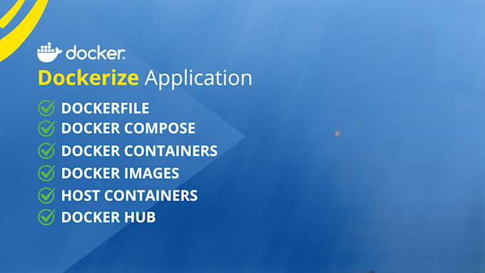 make docker container for your app
