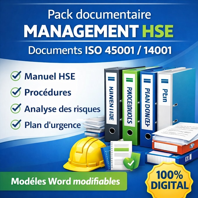 fournir la documentation management hse iso 14001 iso 45001