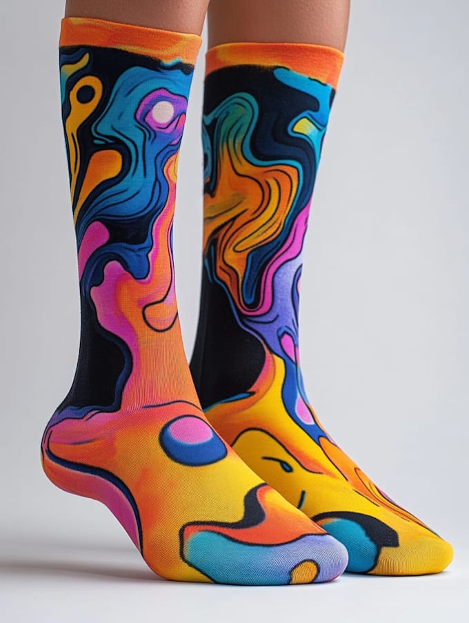 create sock knitting machine design or redraw it