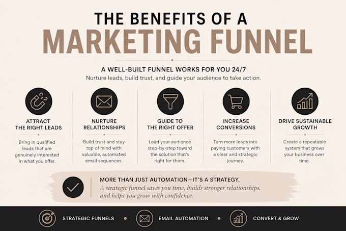 design a marketing funnel with email workflows