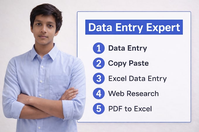 do fast data entry, copy paste and excel data entry