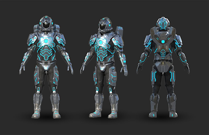 create low poly, game ready 3d characters and props for unity, godot and unreal