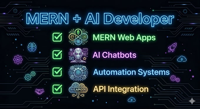build a mern web app with custom ai features and automation