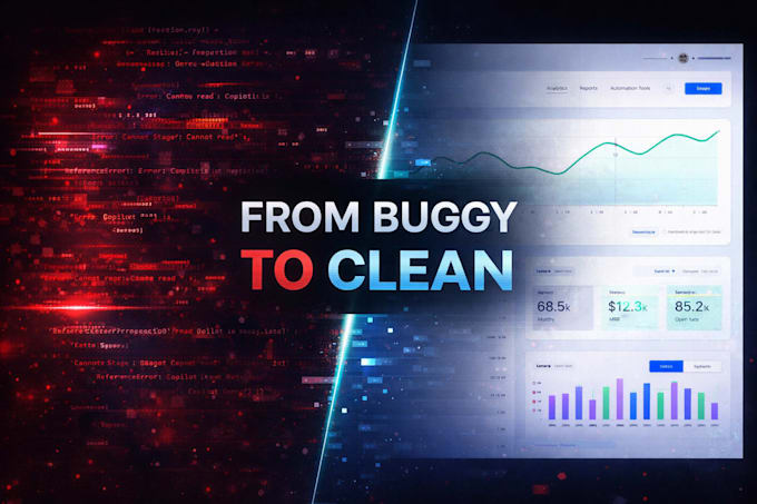 fix, debug and optimize your ai generated app or code