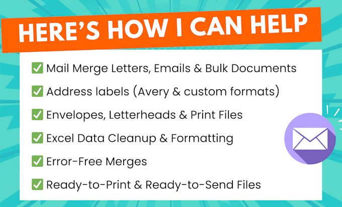 automate mail merge letters, labels, and documents