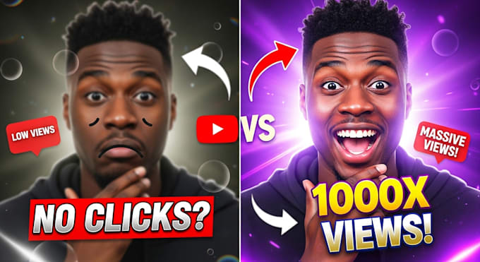 do a perfect youtube thumbnail, ctr, clickbait, miniature