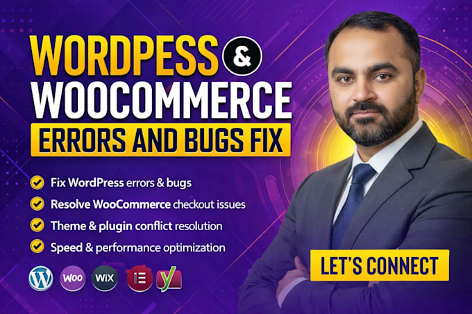 fix wordpres shopify woocommerce errors bugs fix critical website issues