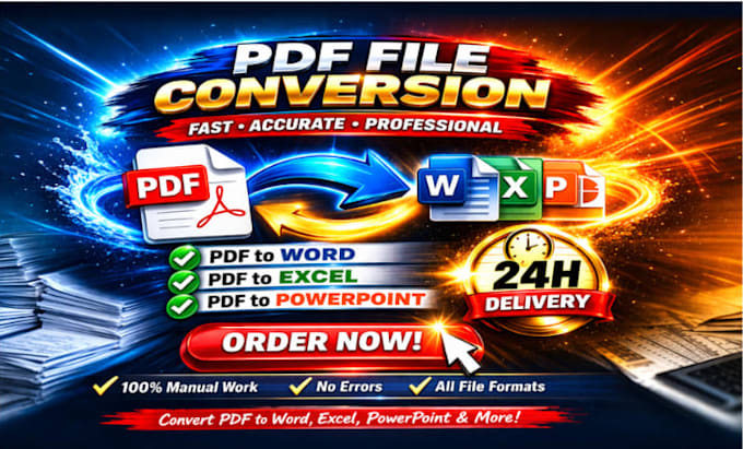 convert pdf to word doc, jpeg, epub, excel, powerpoint professionally