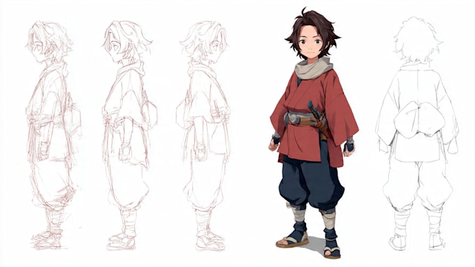 create a anime character