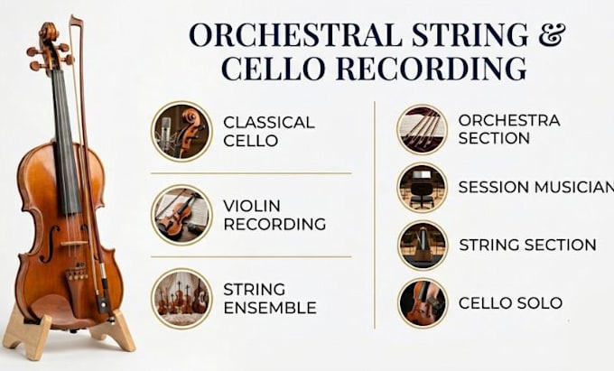 record classical cello, violin, string ensemble, or orchestra section