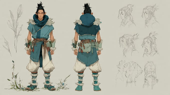 design a concept art character or object