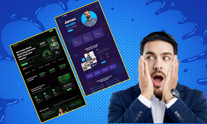 design and redesign beautiful responsive landing pages