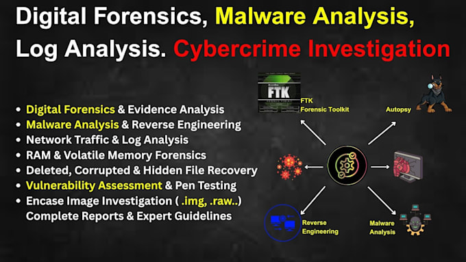 do reverse engineering, malware analysis, and log analysis