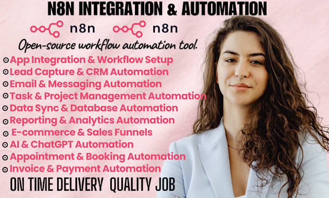 do n8n automation n8n workflow n8n ai agent n8n api integration sass web