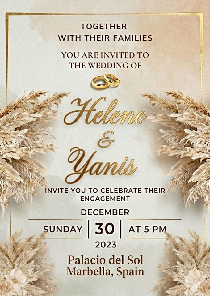 design elegant wedding and party invitations