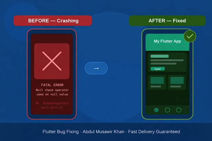 fix mobile app bugs, crashes, and optimise your mobile app