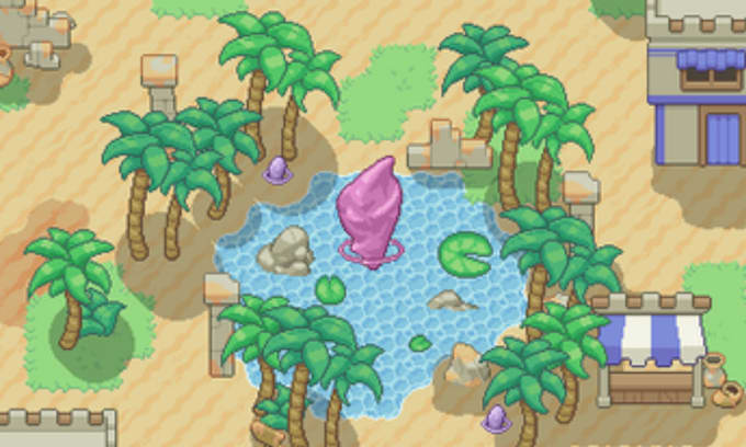 do 2d top down pixel art tileset rpg game map pixel art background game asset