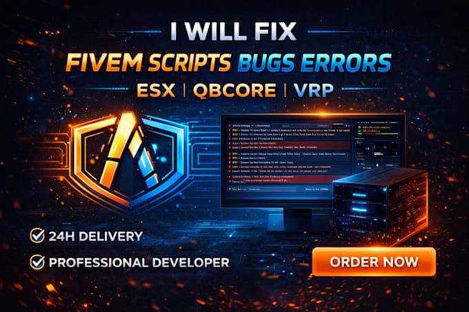fix fivem scripts bugs errors fast for esx qbcore vrp