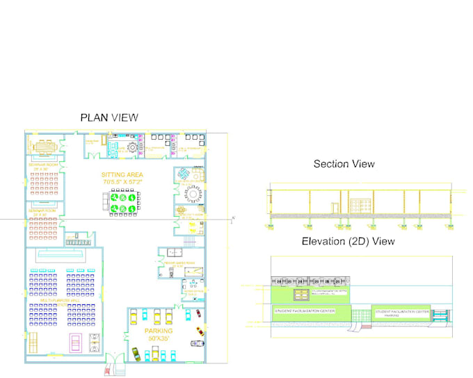 convert PDF or sketch to autocad 2d floor plan