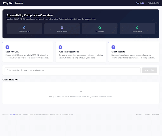 audit your website for wcag accessibility issues