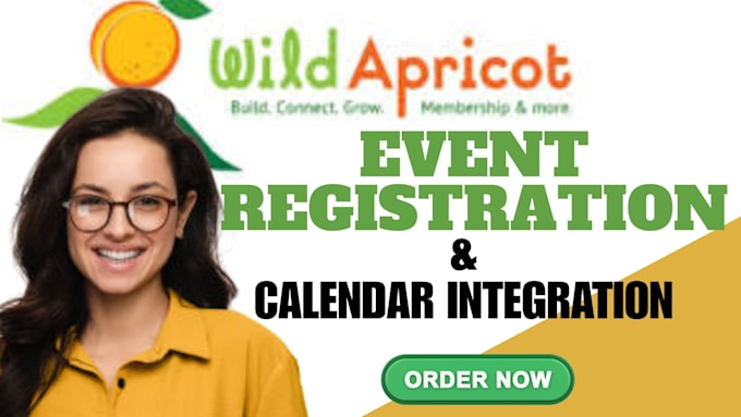handle wild apricot event registration setup application form integrate calendar