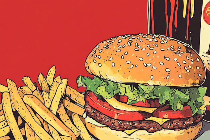 do a food pop art