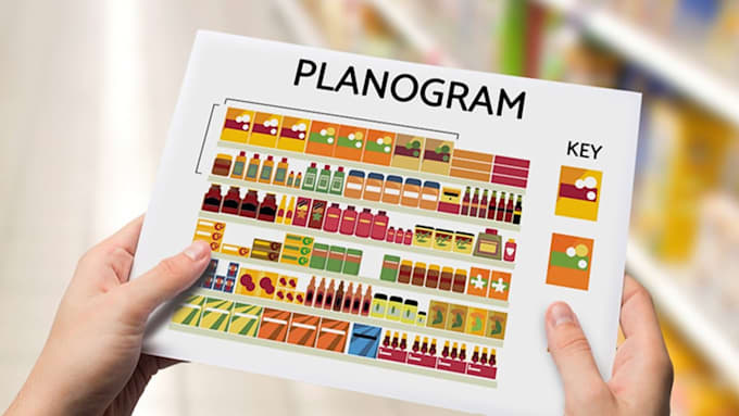 create product planogram and visual merchandising layout