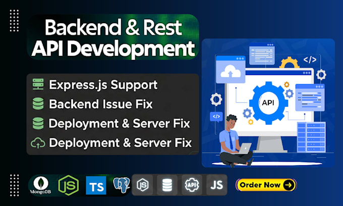 do rest api development and integration using node js