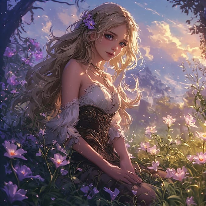 make a fantasy illustration