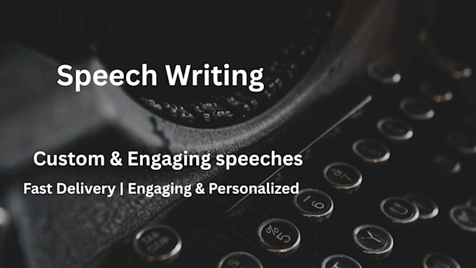 write a heartfelt wedding or special event speech for you
