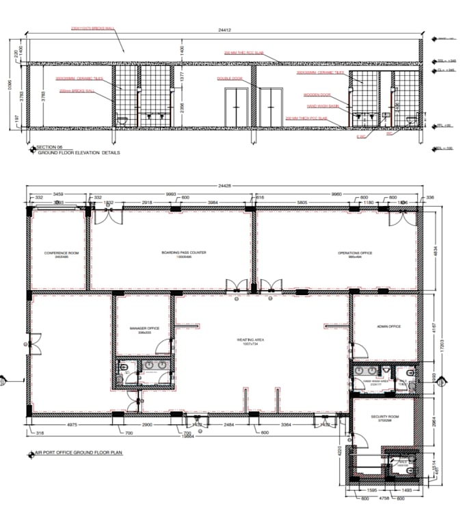 draw permit ready 2d blueprints and cad floor plan  drafted