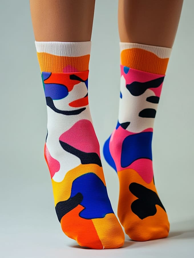 create sock knitting machine design or redraw it