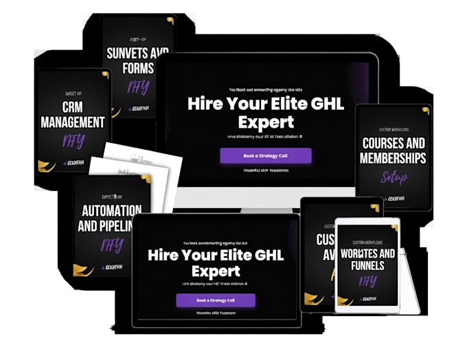 develope a ghl website, ghl sales, funnels and automation