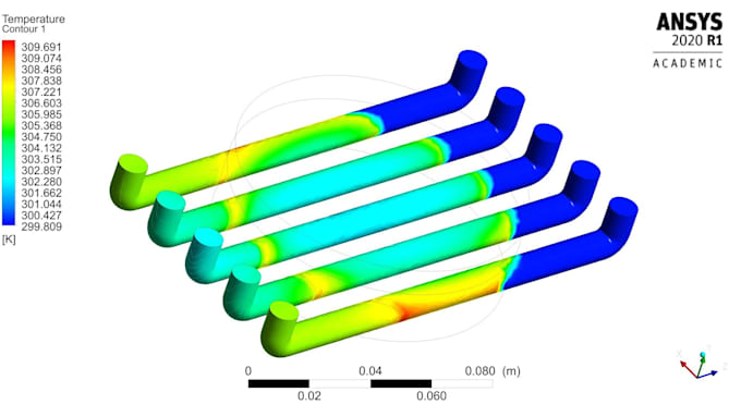 do cfd simulation and flow analysis using ansys fluent