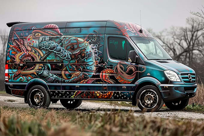 design fleet vehicle wrap graphics