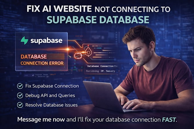 fix ai website not connecting to supabase database