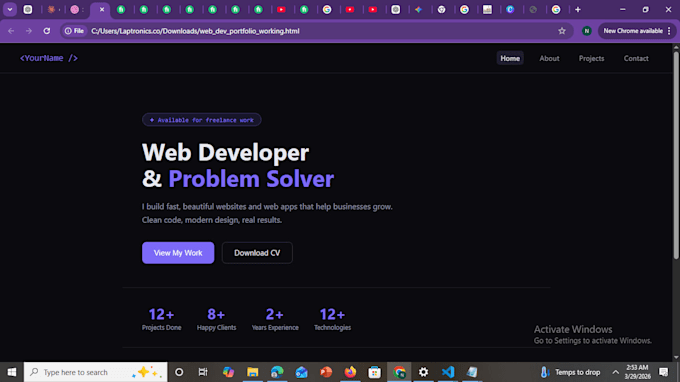 build a custom responsive react websites for your business