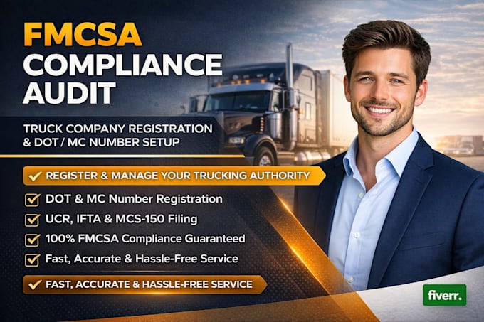 do truck company registration, dot, mc number, ucr, ifta mcs filing