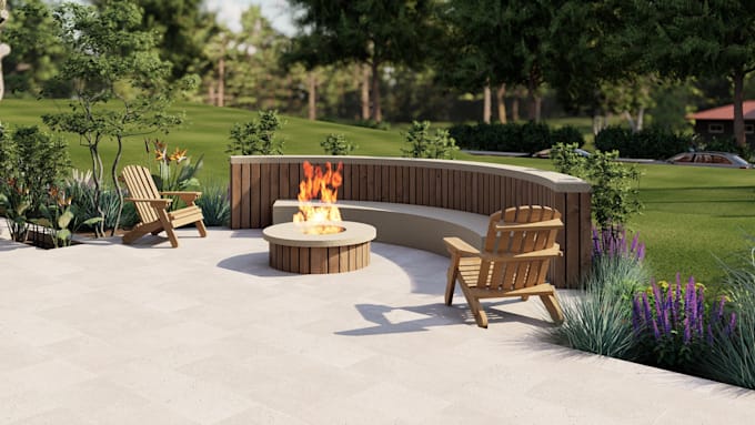 show you 3d yard renderings