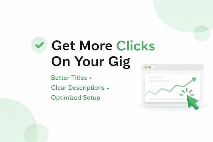 build and optimize your fiverr gig for real results