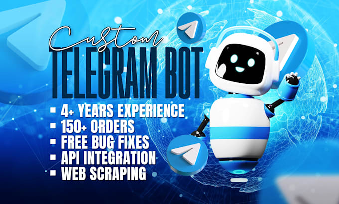 develop a professional telegram bot, forex trading bot, telegram bot for channel