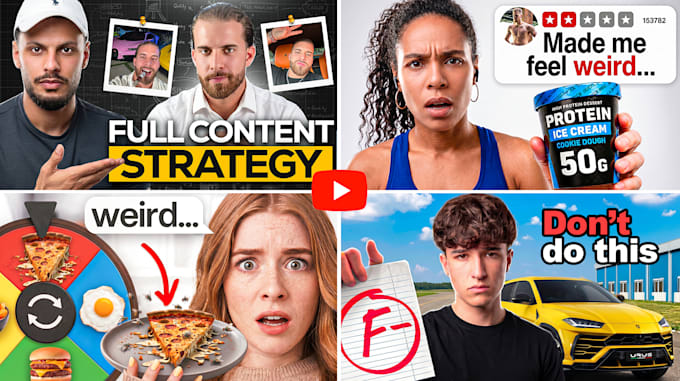 design professional youtube thumbnail