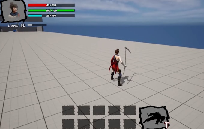 create a ue5 or ue4 game using blueprints