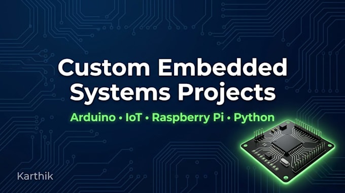 build your custom embedded systems project using arduino, iot, raspberry